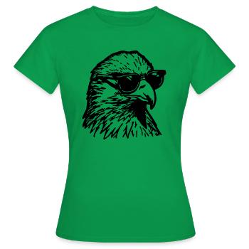 Aigle Tête d’aigle - T-shirt Femme - vert - Devant - AI Model Female 172 dark (172cm)