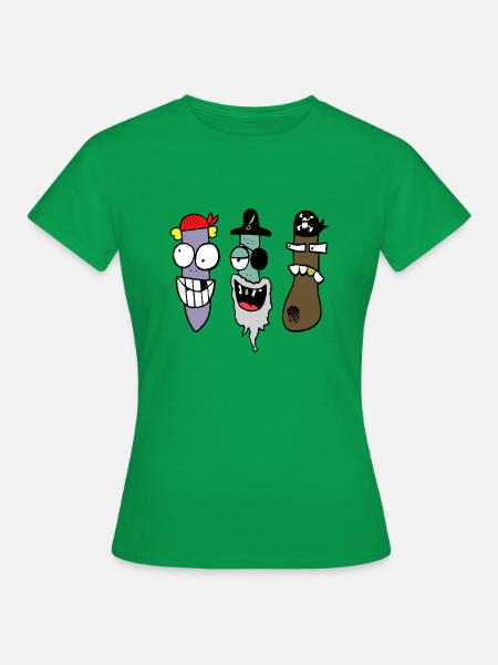 Piraten by Daniel Rausch - Frauen T-Shirt - Kelly Green