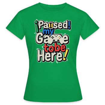 Pro Gaming Multiplayer Spiele Gamer Controller - Frauen T-Shirt - Kelly Green - Vorne - AI Model Female 172 dark (172cm)