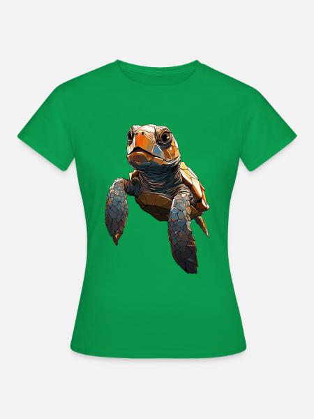 Sea Turtle - Frauen T-Shirt - Kelly Green