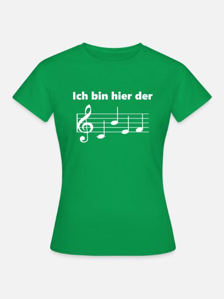 Ich bin hier der Chef - Frauen T-Shirt - Kelly Green