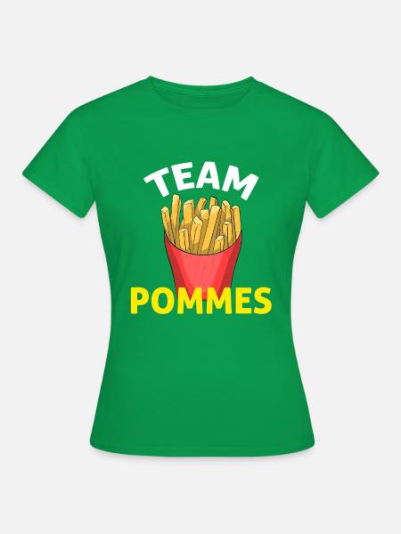Team Pommes - Frauen T-Shirt - Kelly Green