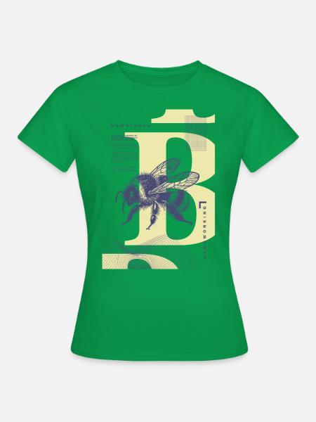 Hummel – Klein, laut, unbeirrbar - Frauen T-Shirt - Kelly Green