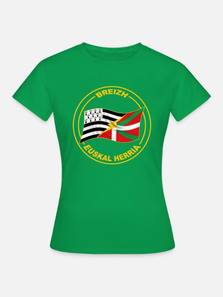Breizh - Baskenland - Frauen T-Shirt - Kelly Green