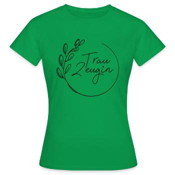 Willst du meine Trauzeugin sein - Frauen T-Shirt - Kelly Green - Vorne - AI Model Female 172 dark (172cm)