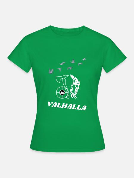 Vikings Valhalla - Frauen T-Shirt - Kelly Green