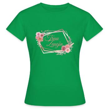 Willst du meine Trauzeugin sein - Frauen T-Shirt - Kelly Green - Vorne - AI Model Female 172 dark (172cm)