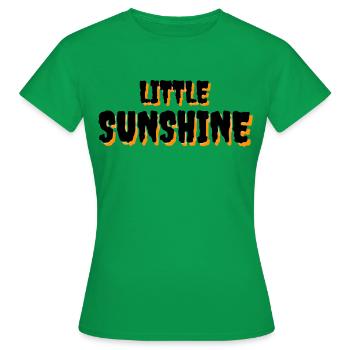 Little Sunshine - by TitanTees - Frauen T-Shirt - Kelly Green - Vorne - AI Model Female 172 dark (172cm)