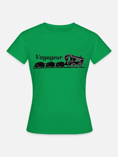 Niglo roulotte - T-shirt Femme - vert