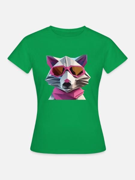 Epischer Waschbär II - Frauen T-Shirt - Kelly Green