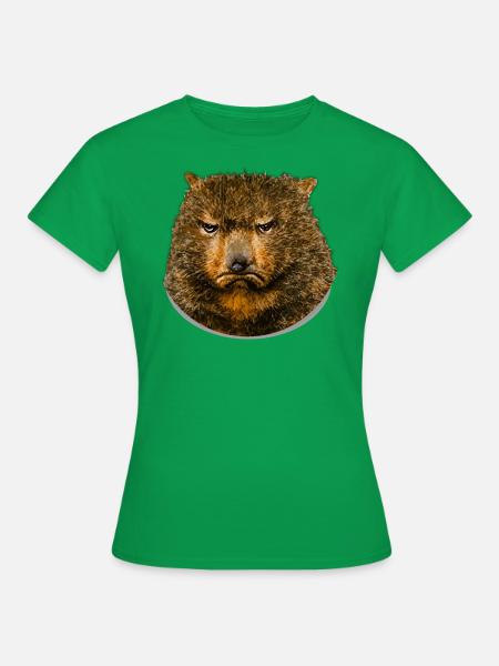 Quokka Lustig Verärgert - Frauen T-Shirt - Kelly Green