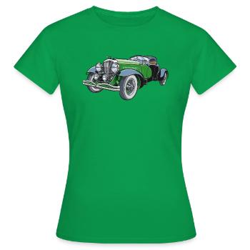 Dürsenberger Flitzer 1931 - Frauen T-Shirt - Kelly Green - Vorne - AI Model Female 172 dark (172cm)