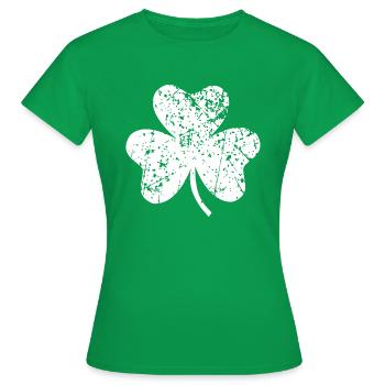Trèfle - T-shirt Femme - vert - Devant - AI Model Female 172 dark (172cm)