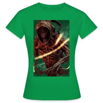 La saleté démoniaque floue - T-shirt Femme - vert - Devant - AI Model Female 172 dark (172cm)