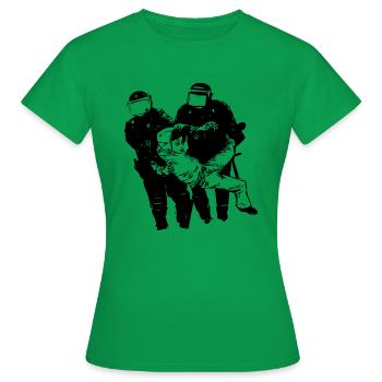 ACAB - T-shirt Femme - vert - Devant - AI Model Female 172 dark (172cm)