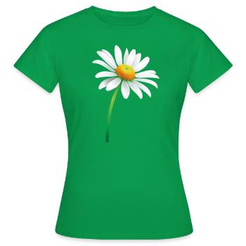 Gänseblümchen - Frauen T-Shirt - Kelly Green - Vorne - AI Model Female 172 dark (172cm)