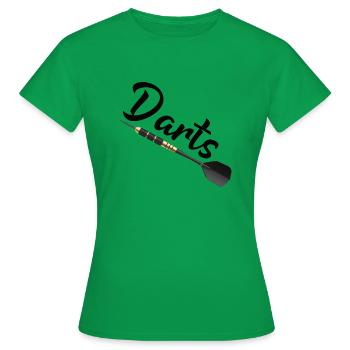 jeu de fléchettes - T-shirt Femme - vert - Devant - AI Model Female 172 dark (172cm)