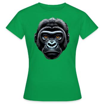 Gorilla - Women's T-Shirt - kelly green - Front - AI Model Female 172 dark (172cm)