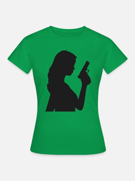 Girl - Frauen T-Shirt - Kelly Green