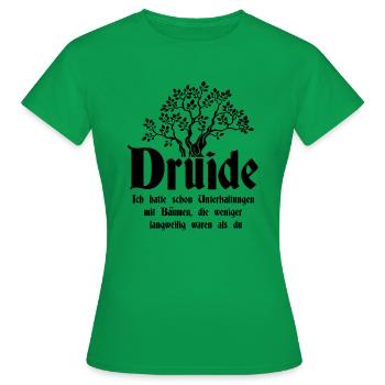Pen and paper druide - Frauen T-Shirt - Kelly Green - Vorne - AI Model Female 172 dark (172cm)