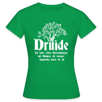 Pen and paper druide - Frauen T-Shirt - Kelly Green - Vorne - AI Model Female 172 dark (172cm)