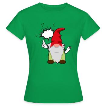 Grummelzwerg Mad - Women's T-Shirt - kelly green - Front - AI Model Female 172 dark (172cm)