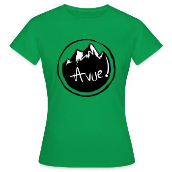 A vue ! - T-shirt Femme - vert - Devant - AI Model Female 172 dark (172cm)