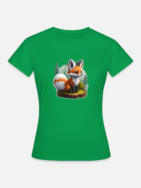 Kleiner Fuchs - Frauen T-Shirt - Kelly Green