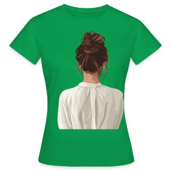 belle épouse - T-shirt Femme - vert - Devant - AI Model Female 172 dark (172cm)