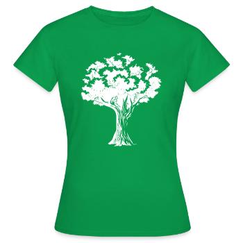 Arbre - T-shirt Femme - vert - Devant - AI Model Female 172 dark (172cm)