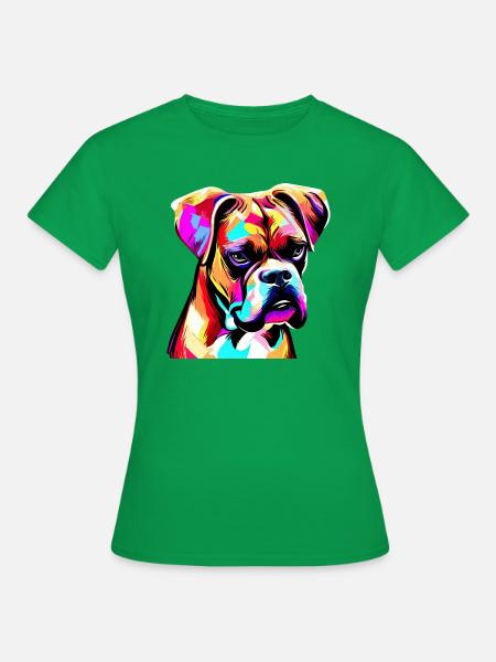 Boxer-Kunst - Frauen T-Shirt - Kelly Green