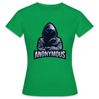 Anonymous - Frauen T-Shirt - Kelly Green - Vorne - AI Model Female 172 dark (172cm)