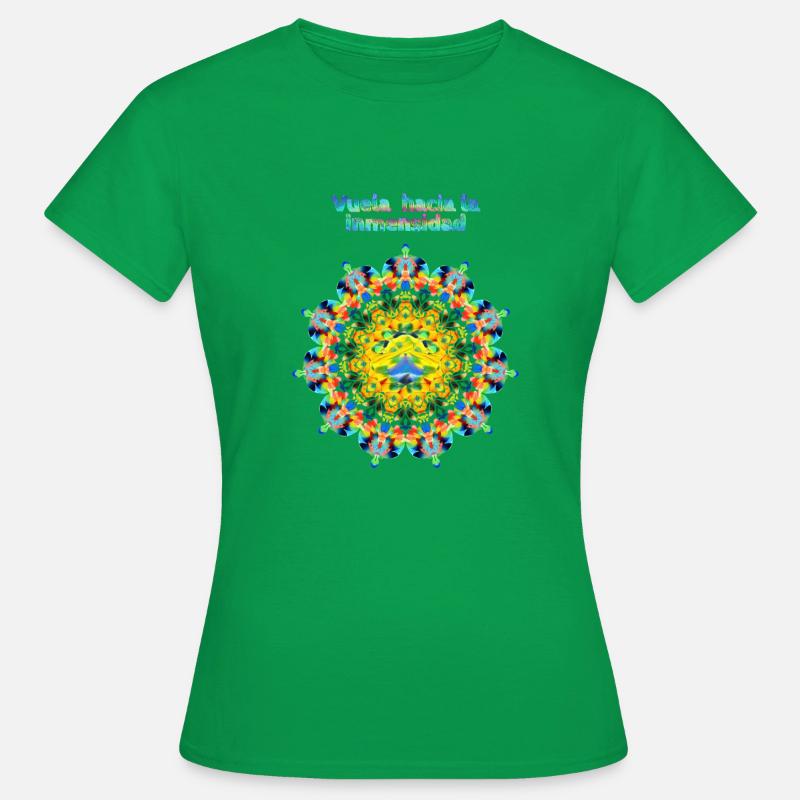 Fly into the immensity - Women's T-Shirt - kelly green
