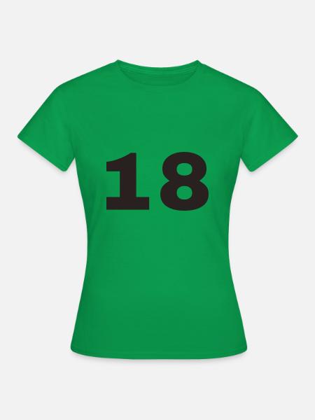 18 - Frauen T-Shirt - Kelly Green