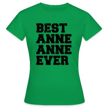 Meilleur Anneanne Ever Türkiye Turquie grand-mère Omi turc - T-shirt Femme - vert - Devant - AI Model Female 172 dark (172cm)