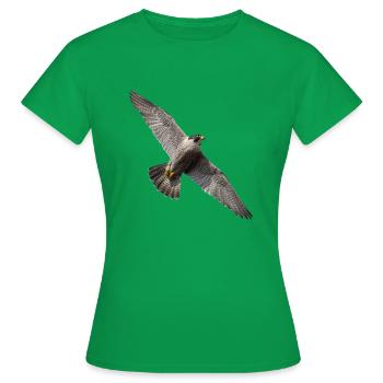 Faucon pèlerin - T-shirt Femme - vert - Devant - AI Model Female 172 dark (172cm)
