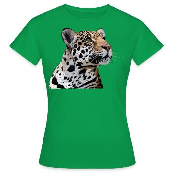 Jaguar - Frauen T-Shirt - Kelly Green - Vorne - AI Model Female 172 dark (172cm)