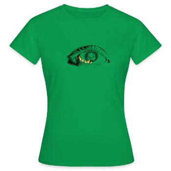 Oeil - T-shirt Femme - vert - Devant - AI Model Female 172 dark (172cm)