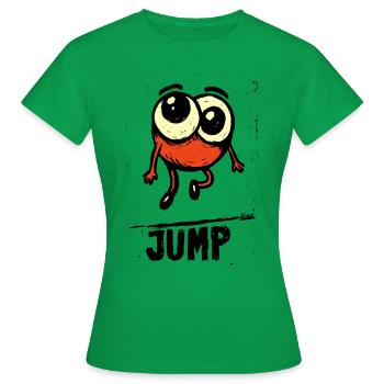 Énergie monstre printanière sur deux jambes - T-shirt Femme - vert - Devant - AI Model Female 172 dark (172cm)