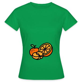mandarines - T-shirt Femme - vert - Devant - AI Model Female 172 dark (172cm)