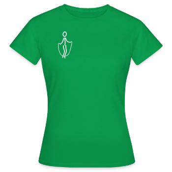 iYpsilon Rope Skipping - Frauen T-Shirt - Kelly Green - Vorne - AI Model Female 172 dark (172cm)