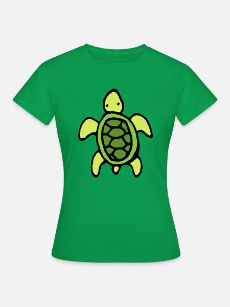 Schildkröte - Frauen T-Shirt - Kelly Green