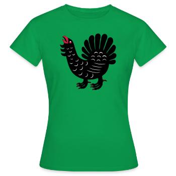 Mittelfinnland - Frauen T-Shirt - Kelly Green - Vorne - AI Model Female 172 dark (172cm)