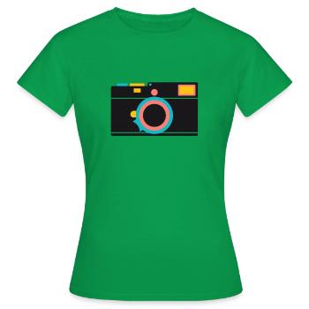 Jolie illustration LEICA M - T-shirt Femme - vert - Devant - AI Model Female 172 dark (172cm)