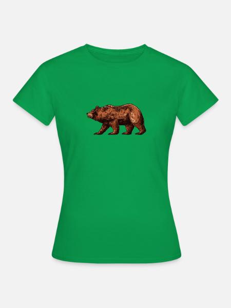 Bär Shirt - Frauen T-Shirt - Kelly Green