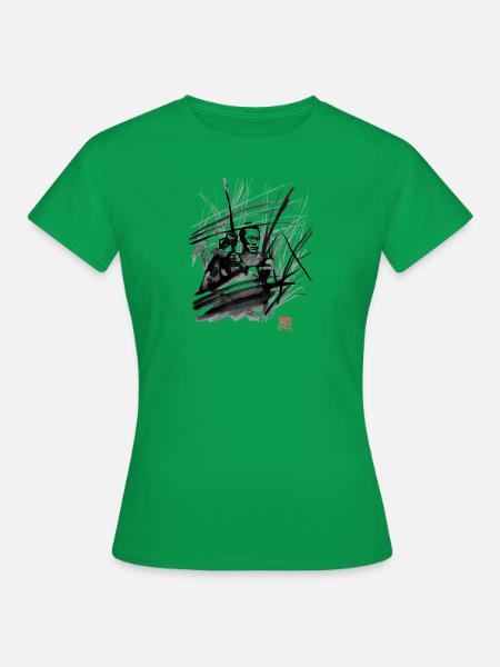 the fight - Frauen T-Shirt - Kelly Green