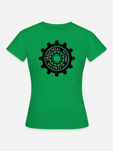 Alienator Industrial Techno - Frauen T-Shirt - Kelly Green