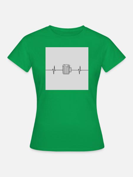 Party Pulsschlag - Frauen T-Shirt - Kelly Green