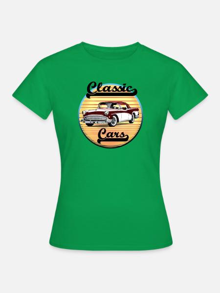 Classic Car - Women's T-Shirt - kelly green