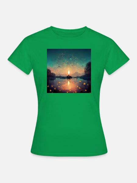Ein Wunsch - Frauen T-Shirt - Kelly Green